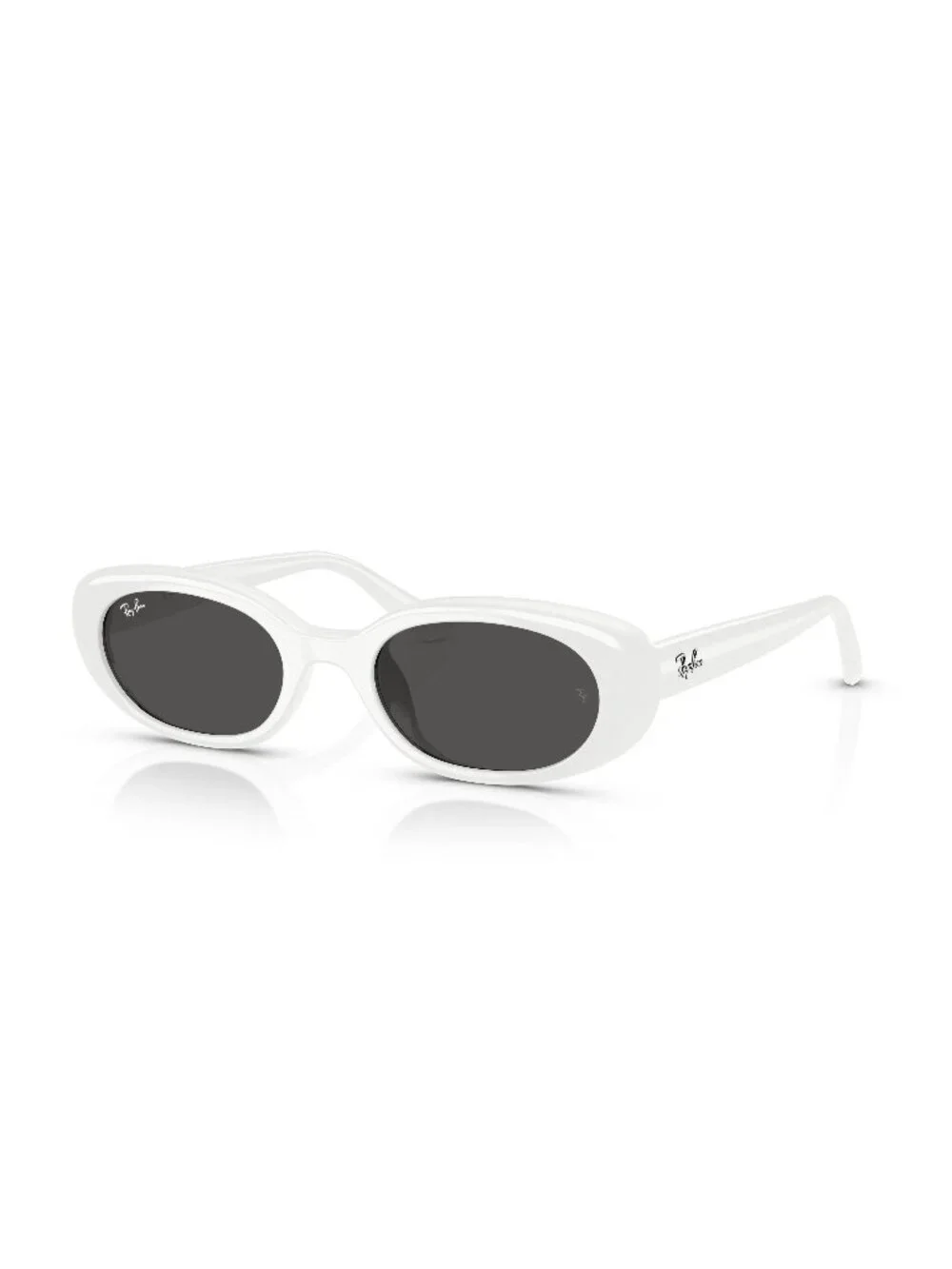 New Ray-Ban Unisex Sunglasses White Grey Lens Injected Frame Ray Ban RB4441D 53